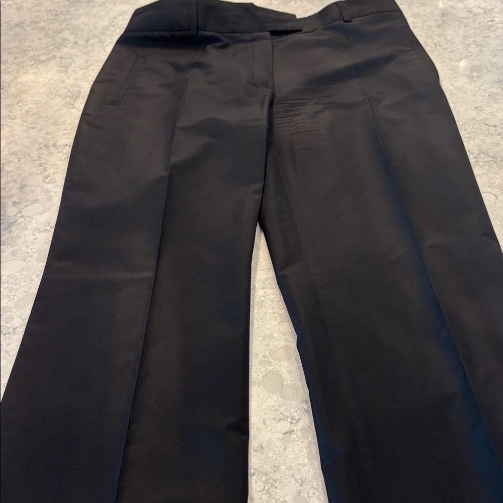 ESCADA 100% Silk trousers size 40/10 black